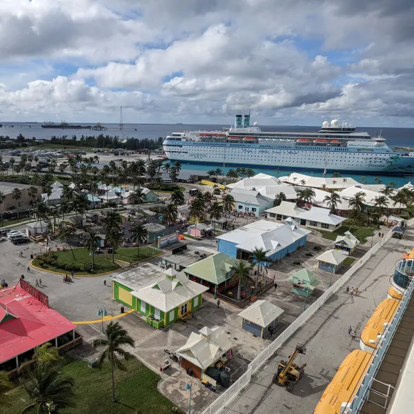 View of cruiser port village