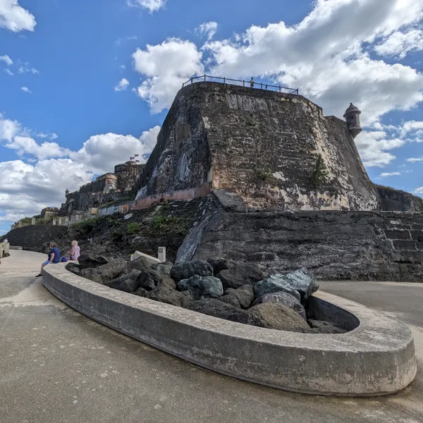 View of fortress from point