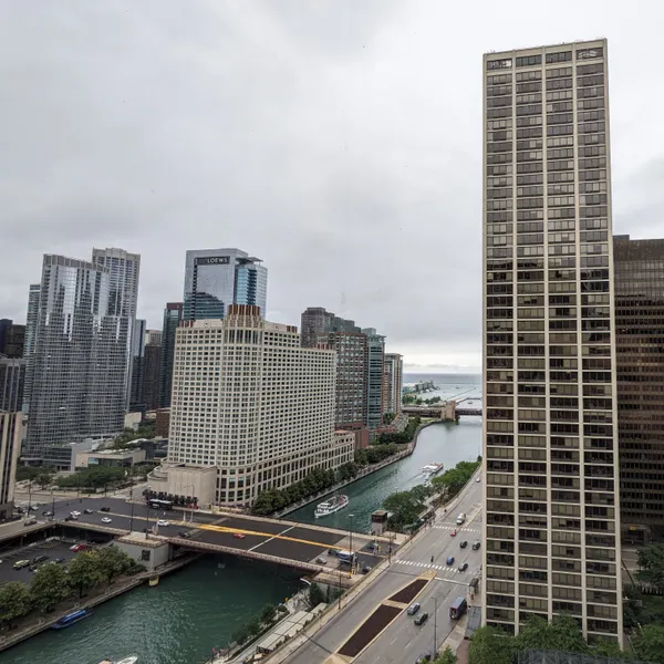 View of river from Wacker