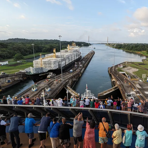 Exiting the canal