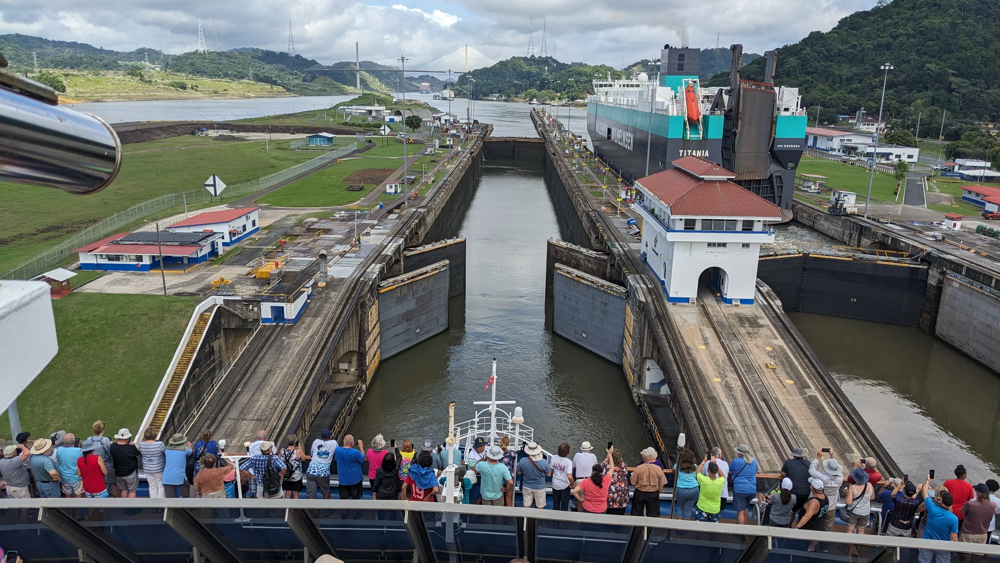 Entering the Panama Canal