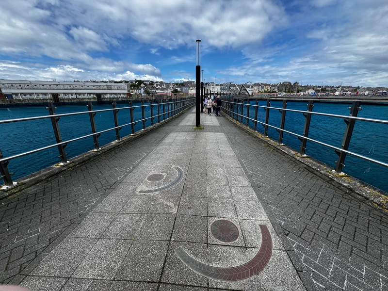 Walk from Holyhead Cruise Terminal / Train Station