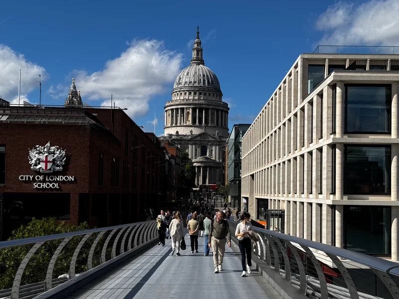 Outside St. Paul's