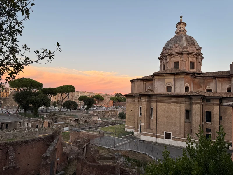 Roman Forum at Sunset