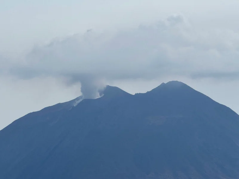Mount Stromboli Eruptcion
