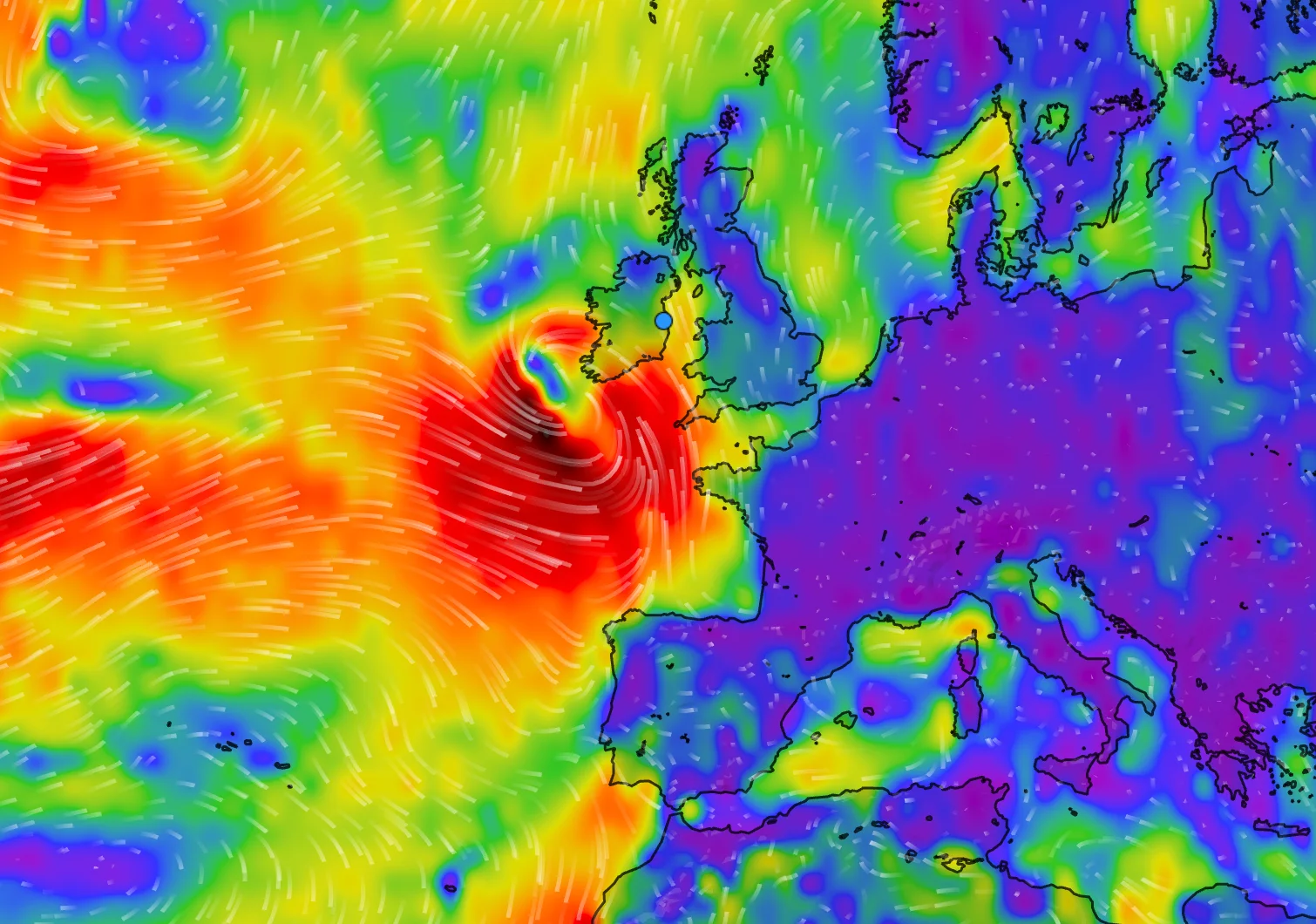 40 knot winds