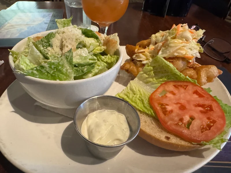 Bermuda Fish Sandwich on Raisin Bread