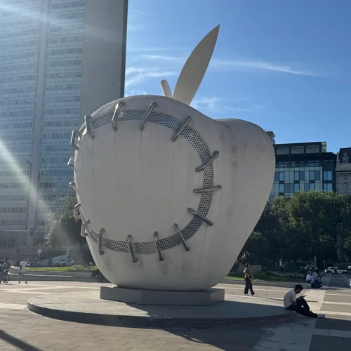 Apple Statue