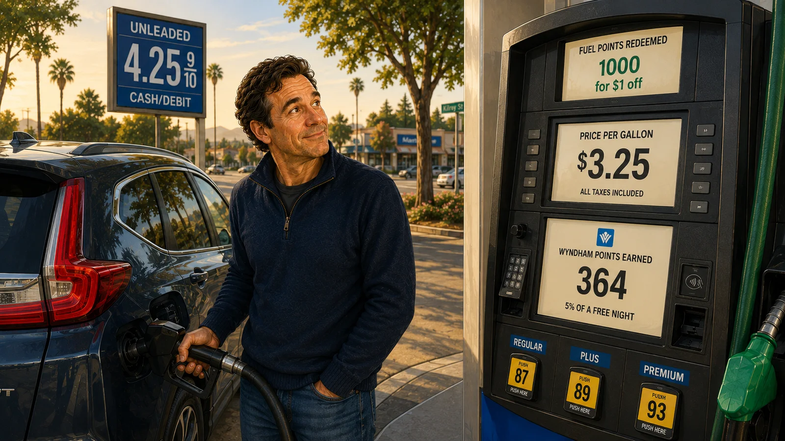Buying gas