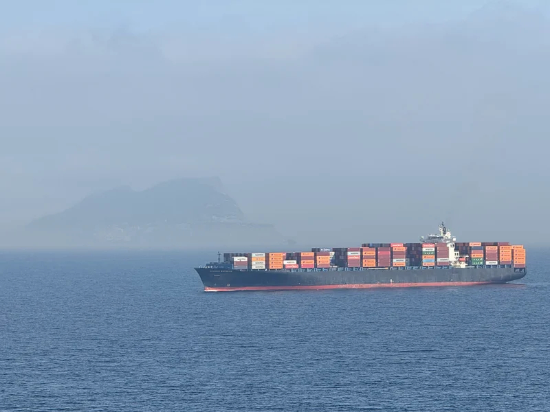 Gibraltar in Distance