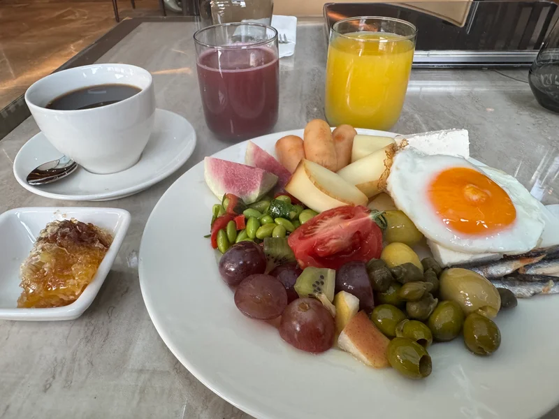 Breakfast at the Intercontinental Istanbul